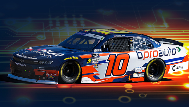 No. 10 bproauto® Stock Car Saturday in Wild NASCAR Xfinity Series Race